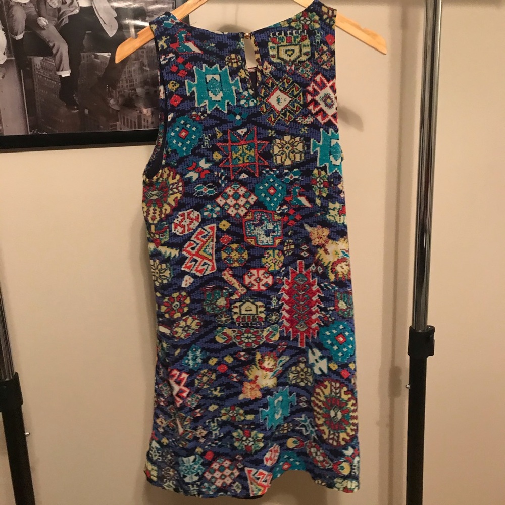 Xhilaration Mini Dress Multi-Colored